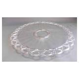 Vintage Whirlpool Crystal Clear Torte Platter