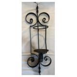 Iron Wall Candle Holder