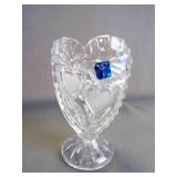 Germany Lead Crystal Heart Vase
