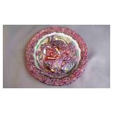 1979 Red Ruby Carnival Glass "Mother
