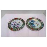 2 Vintage Bradford Exchange Lena Liu Hummingbird