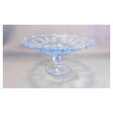 Beautiful Vintage Ice Blue Elegant Depression Bowl