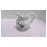 Vintage Porcelain Sweet Violets Cream Pitcher