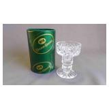 Vintage Hand-Cut Full Lead Crystal Candle Holder