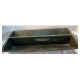 vintage Primitive Green Garden Caddy