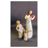 3 Vintage Willow Tree "Susan Lordi" Sculptures
