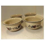 4 Home & Garden Party Apple Pattern Nested