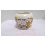 Vintage McCoy Pottery Floraline Round Jardiniere