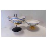 Vintage Sonoma Home Goods 5 Piece Hand Painted