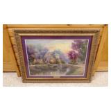 Framed "Lamplight Manor" Art by Thomas Kinkade