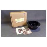Vintage Woven Ebony Color Single Bundt Ceramic Pan