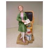 Vintage Lefton Hand Painted Ceramic Teacher Figure