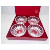 Set of 4 Vintage Gorham Althea Full Lead Crystal