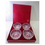 Set of 4 Vintage Gorham Lead Crystal Bowls