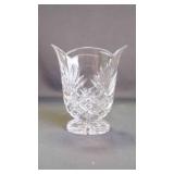 Vintage Hampton Hall 6" Flared Embossed Glass Vase