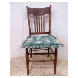 Vintage Wood Spindle Back Chair