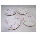 4 French Theodore Haviland Limoges 8ï¿½" Plates