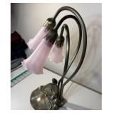 vintage Lily Pad Table lamp 16"