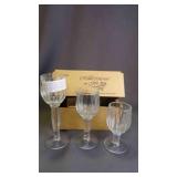 3 Vintage Set Of Home Interiors & Gifts Clear
