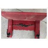 Red wood Hall Shelf