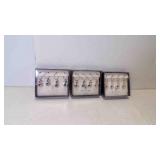 3 Waterford Fine Silver Seahorse Wine Charms