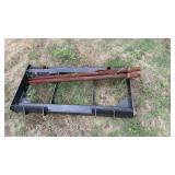 skid steer hay forks (forks are new but need attac