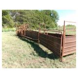 Sqeeze Chute w/palpation cage, Adjustable Alleyway