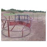 3 Hay Rings- 1 polly & 2 Metal