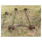Trailer Axles, 4pcs Medium Duty