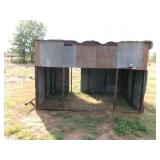 Livestock Shed, 7'x10' on Skid