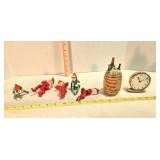 5 ceramic elves, 'Silencio crudan em Recuperacion'