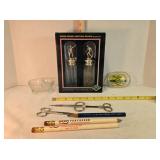 Aqua Velva/Lectric Shave Set, Scissors, Promo