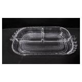 Vintage Duncan & Miller 3-Part Oblong Relish Tray