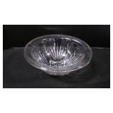 Vintage Deep Etched-Cut Glass Nesting Mixing Bowl