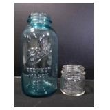 2 Vintage Ball 'Perfect Mason' Jars - NO LIDS