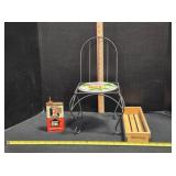 Wooden Spice Rack, Miniature chair, 3-in-1 Oil