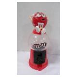 Vintage Lounging Red M&M's Candy Dispenser Bank