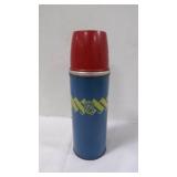 Vintage Complete Keapsit Blue Metal Vacuum Thermos