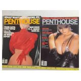 2 Penthouse magazines; May 1989 & October 1990