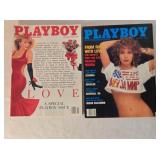 2 Playboy magazines; February & May 1989