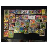 31 Vintage Marvel Comics Trading Cards