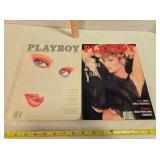 2 Playboy magazines; May & June 1988