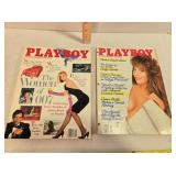 2 Playboy magazines; September & October 1987