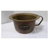Central Pacific Railroad Faux-Brass Chamber Pot