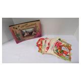Vintage New & Used Greeting Cards w/ Souvenir Book