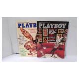 2Vintage Mid-1970's 'Playboy' Magazines