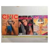 3 Adult magazines: Girls of Penthouse Nov/Dec 1988