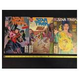 3 Vintage Star Trek comic books