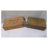 Vintage Cardboard Boxes of Different Brand Cigars