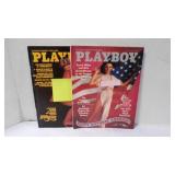 2Vintage Mid-1970's 'Playboy' Magazines